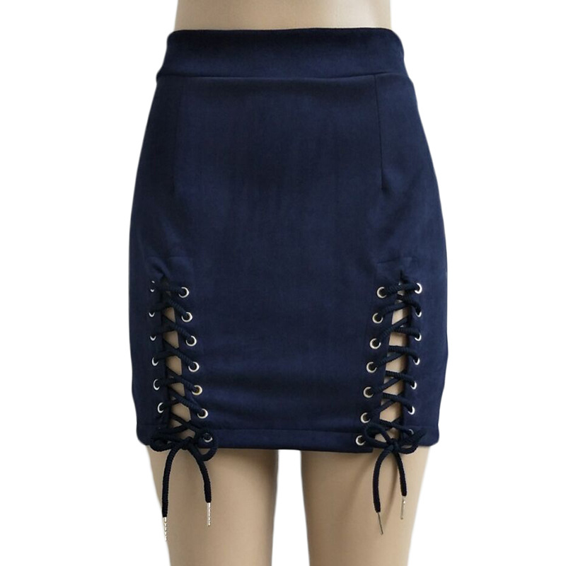 Jupe femme LANGUE DES FLEURS en Daim - Ref 3330249 Image 40