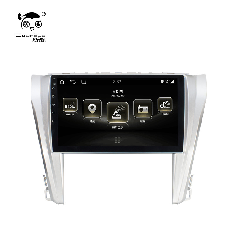 駒安保橫屏機豐田15款凱美瑞10.1寸大屏DVD安卓功放車載導航