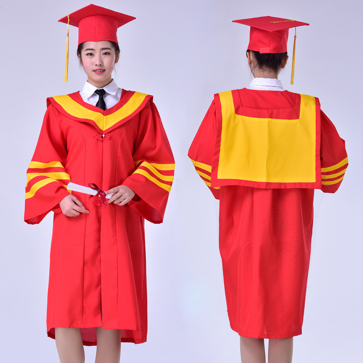 厂家批发定做国标学位服 学士服 校长服毕业服导师硕士博士服代发-阿里巴巴