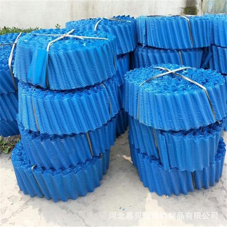 耐高温冷却塔填料PVC冷却塔填料斜交错冷却塔填料 圆形冷却塔填料|ms