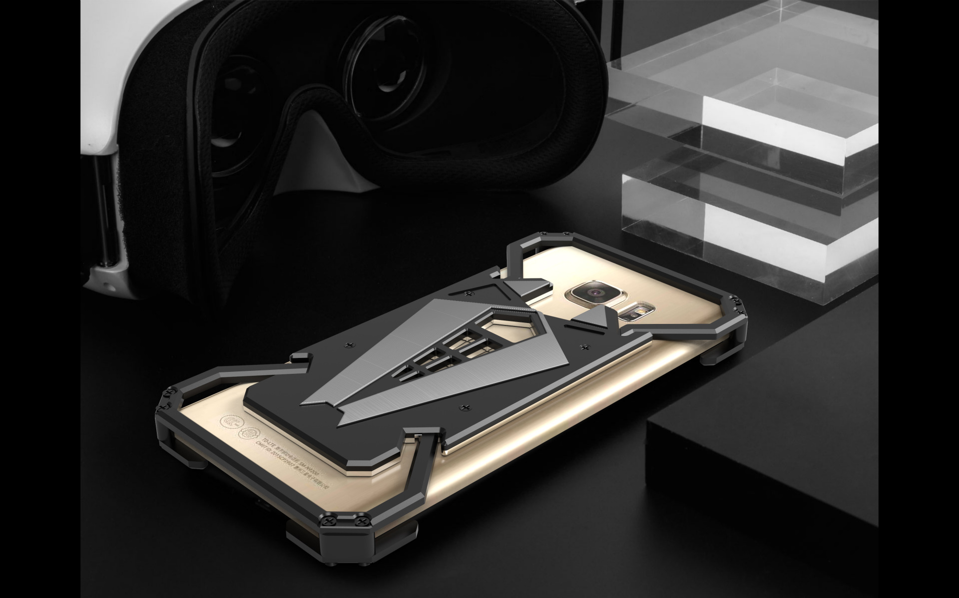 S.CENG Spider-Man Shockproof Aerospace Aluminum Metal Shell Case Cover for Samsung Galaxy Note 5