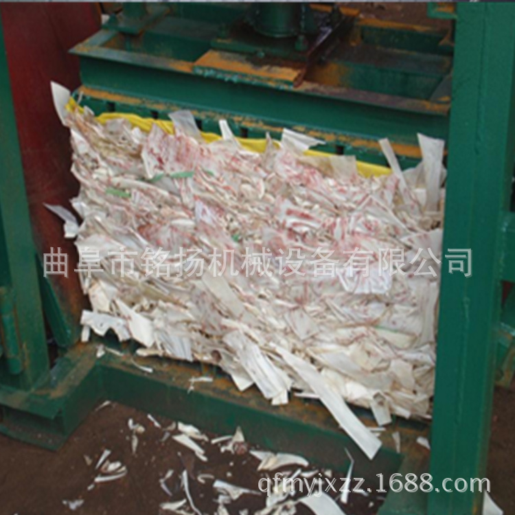 立式双杠废旧纸箱编织袋压缩机废旧角料废品金属打包压缩机现货