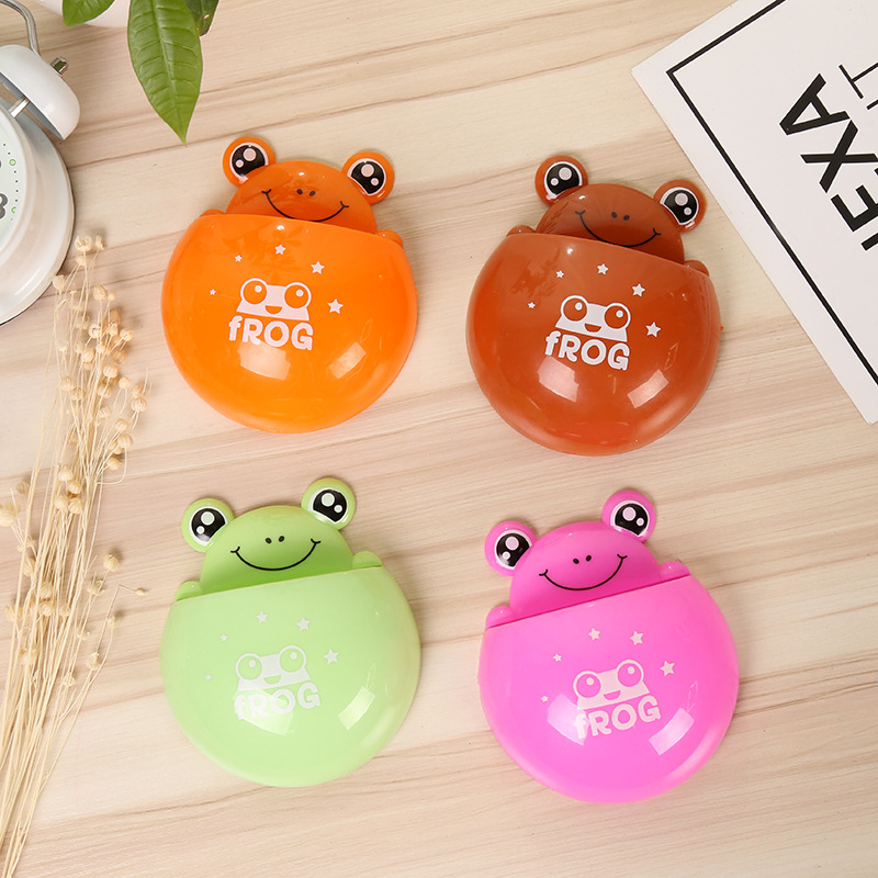Manufactor Direct selling household Ladybug Toothbrush holder Frog toothbrush holder Bear toothbrush holder Cartoon toothbrush Shelf
