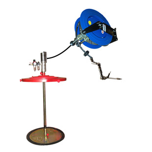 Wall-mounted pneumatic butter filling machine Shenzhen baorunjia grease Oiler large barrel dry fat oil pump suit