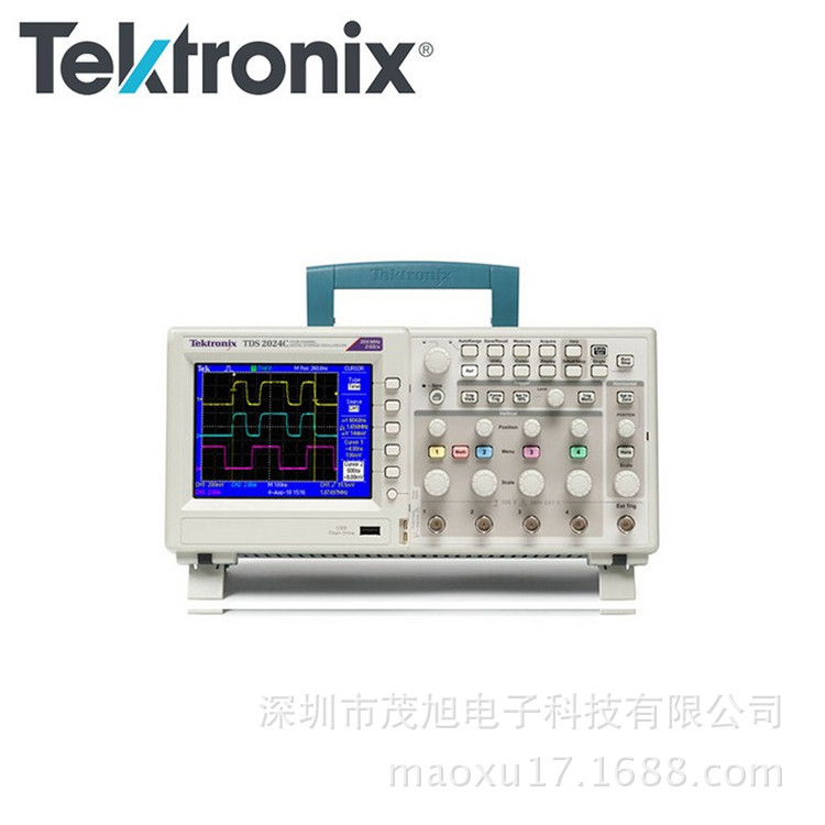 泰克/Tektronix【TDS2002C】数字存储示波器 2通道70MHz/1GS/s