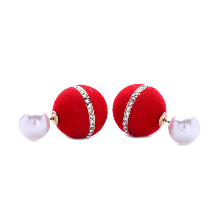 Earrings Women Wholesale Accessories Spherical Simple Temperament Earrings display picture 1