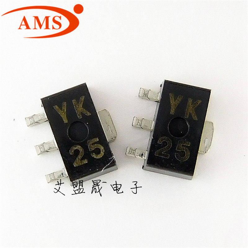 2SB1115A-T1B 2SB1115 丝印：YK 25 贴片三极管 全新现货