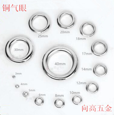 Factory direct selling copper chicken eye for clothing tags with…