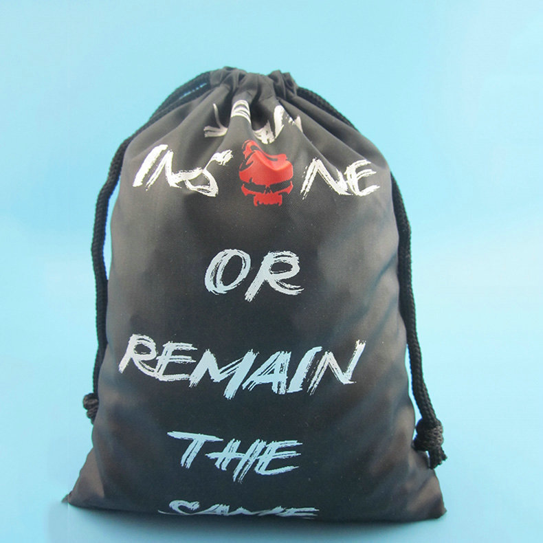 新款涤纶防水收纳袋 厂家供应收纳袋 抽绳涤纶收口袋