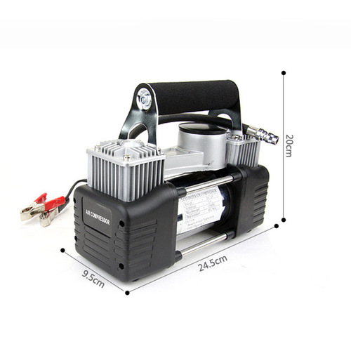 Vehicle-mounted dual-cylinder air pump 12v portable car tire air pump electric high-pressure air pump air filler