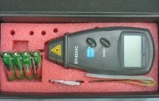 Luchang DT6234c Photoelectric Tachometer Non-contact Tachometer Tachometer with Backlight Lamp Export