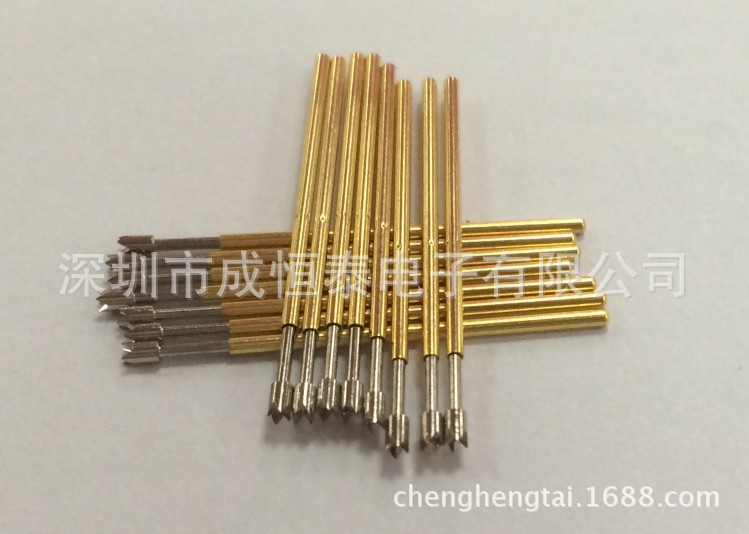 1.3弹簧测试针 PM75-Q2 大四爪头镀镍 PCB板探针