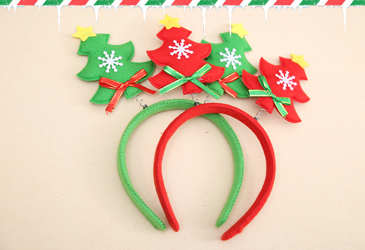 Kerstboom haarband voor kinderen feestelijk haaraccessoire_voghion.com