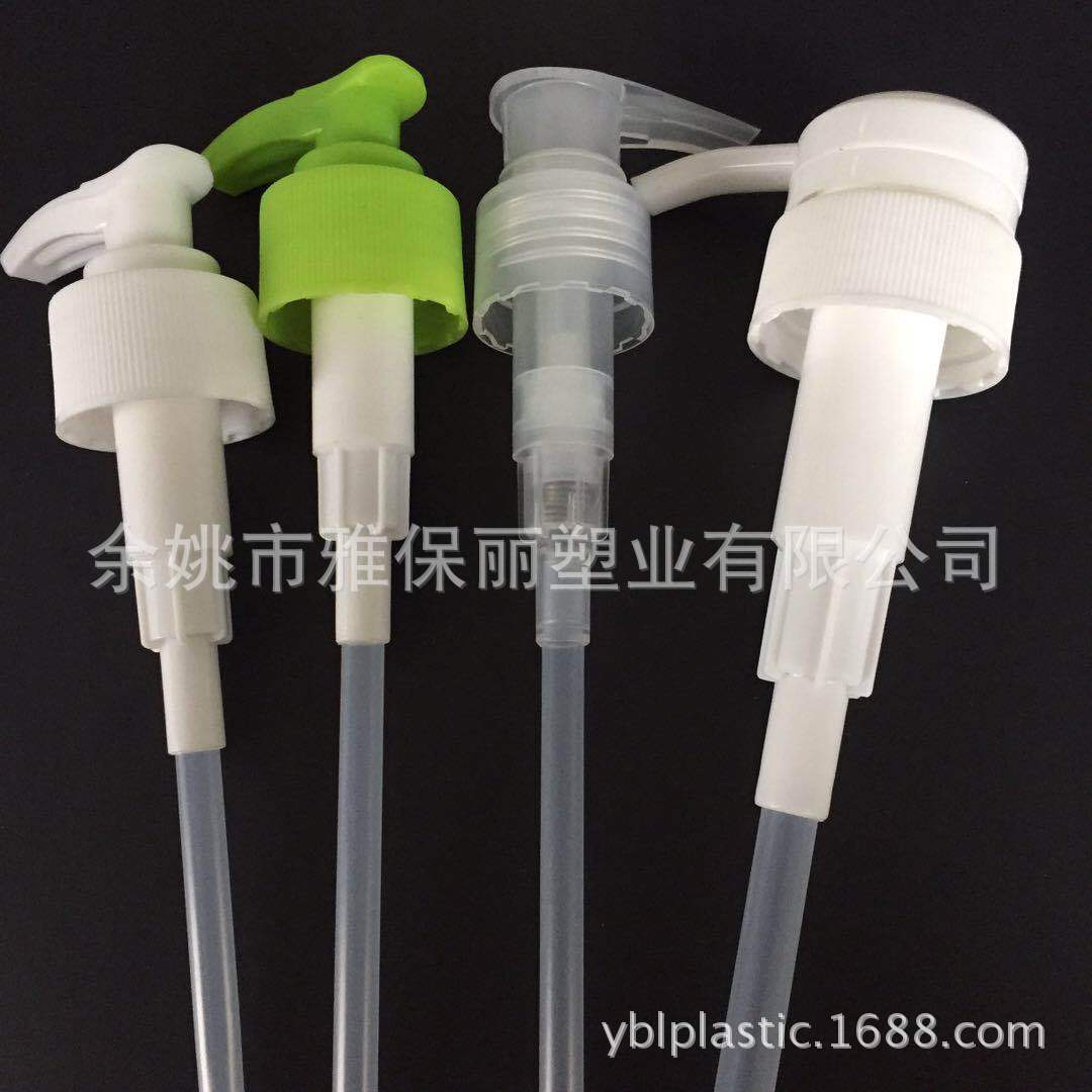 厂家供应24 28 33牙乳液泵 螺旋盖洗手液洗发水塑料开关泵