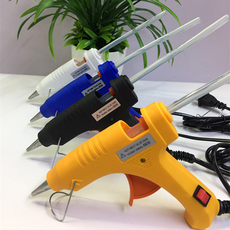 Biy多色热熔胶枪胶棒 优质迷你型热熔胶枪 带CE认证20W热熔胶枪