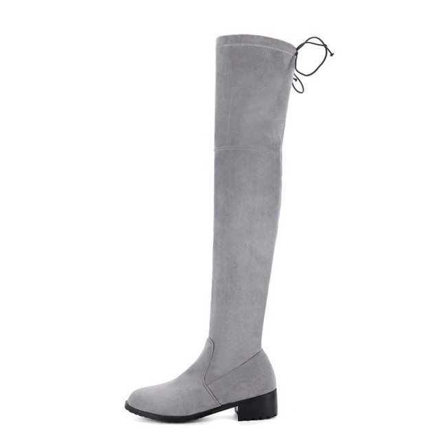 Winter New Kind of Elastic Knee Boots