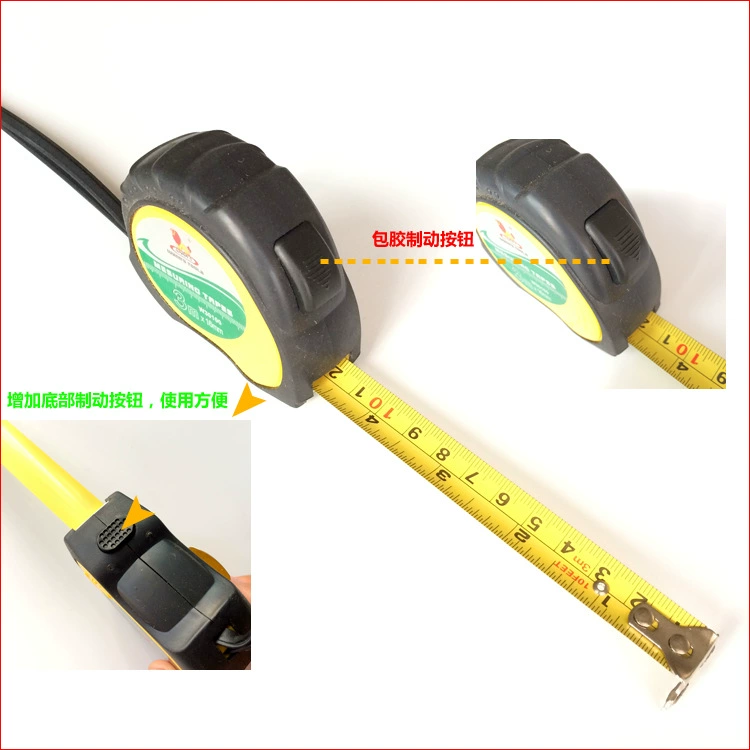 [бренд thick anti-drop steel tape measure 3м 5м 7.5м 10м лентa W30100]