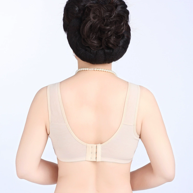 Хлопковый бюстгальтер, тонкая майка, для среднего возраста, оптом