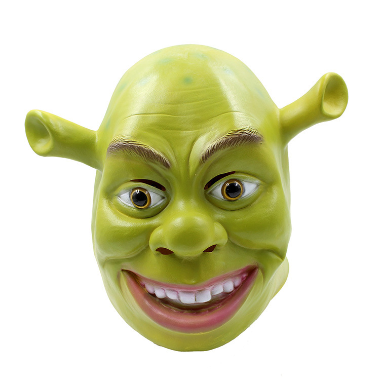 万圣节面具 Shrek mask搞怪小丑化妆舞会面具重影派对面具