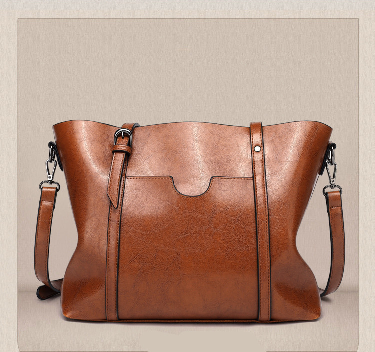 Pu Leather Material Solid Color Pattern Women's Medium All Seasons Pu Leather Fashion Tote Bag