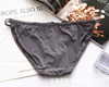 Silk pants, trousers, fashionable lace underwear, belt, European style, plus size