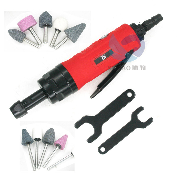 台湾速豹265K气动刻磨机 带齿轮抛光机磨光砂光风磨机 补胎磨机