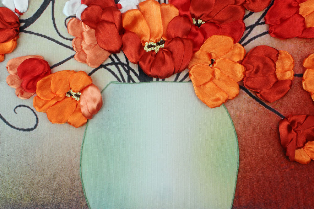 Oujin nianhua cinta bordado fábrica directa color impresión colgante pintura amor completo sala de estar entrada pintura decorativa