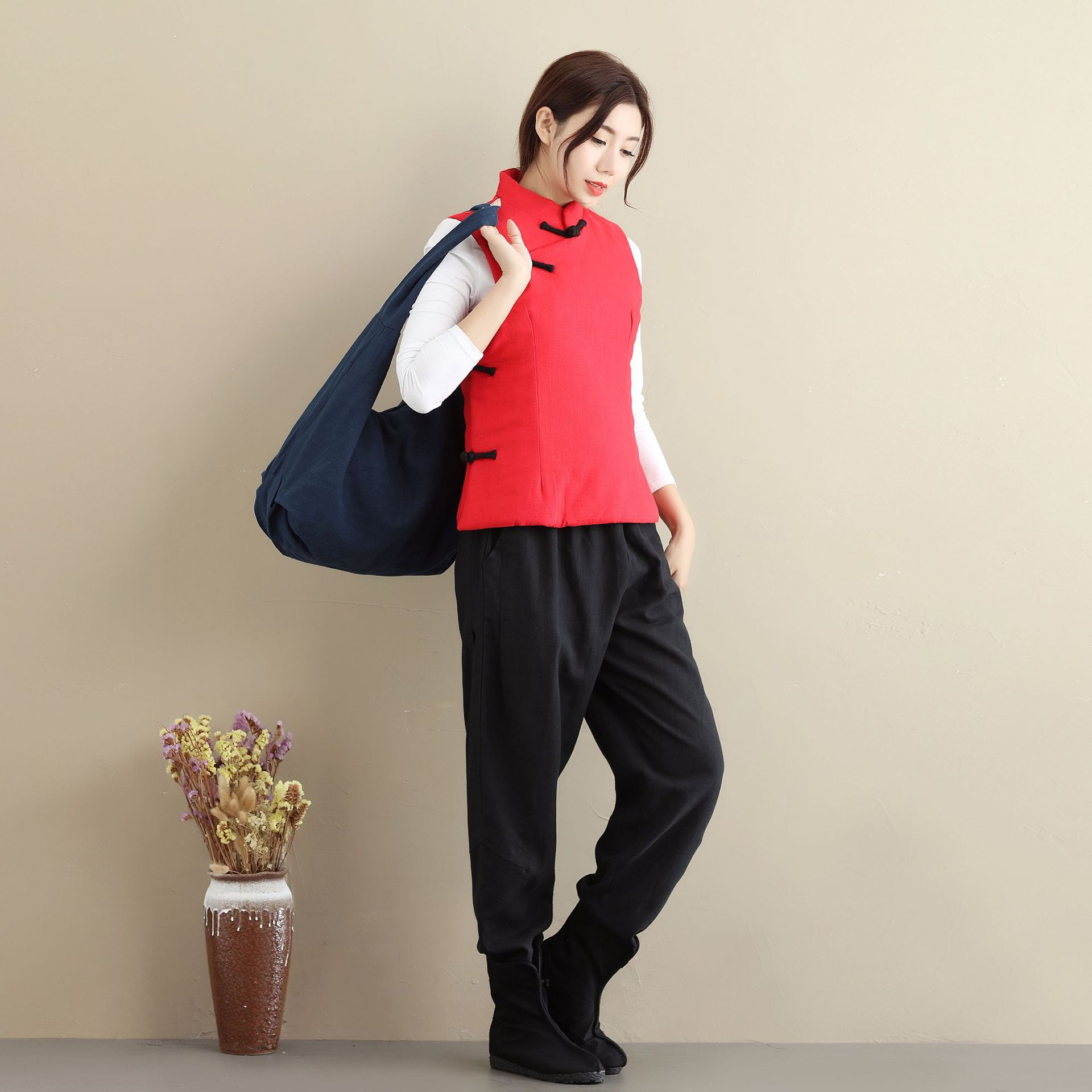 Gilet femme ASAYOU en Coton et lin - Ref 3318112 Image 19