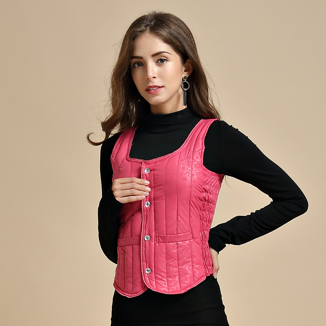 Gilet femme en Nylon nylon - Ref 3434672 Image 2