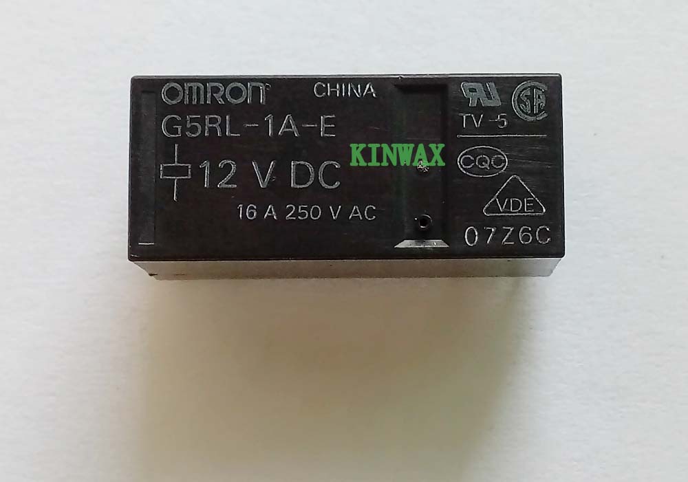 继电器G5RL-1-E-DC5V 5V 16A 8脚 大功率继电器