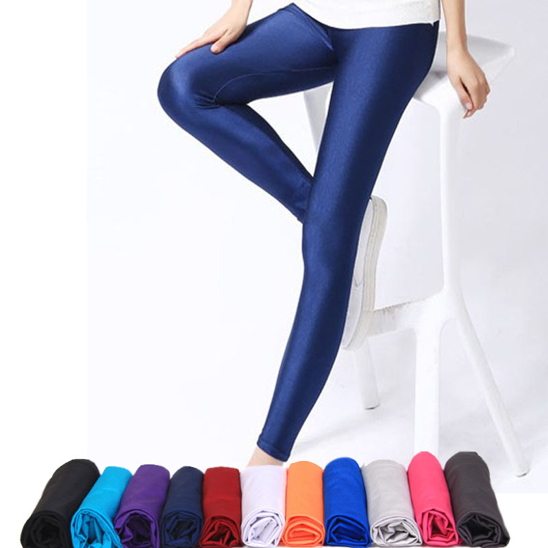 2020 new color gloss pants spring and su...