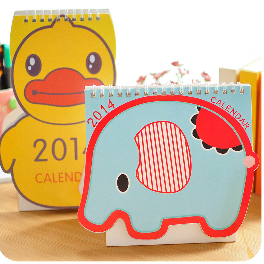 2018 Year of the Dog new pattern Table calendar customized printing Manufactor originality company Table calendar Customized Price Discount