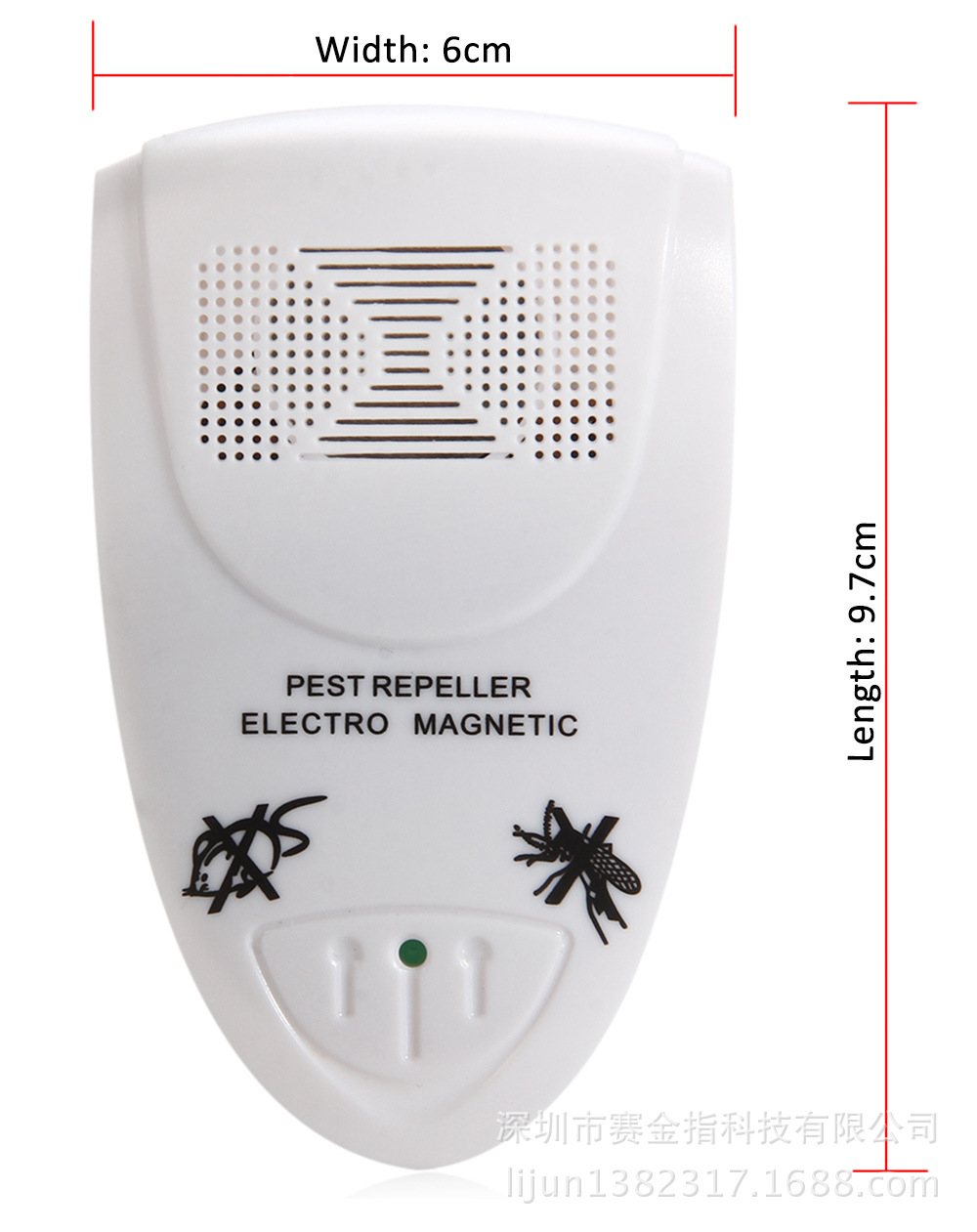 Manufactor Direct selling Ultrasonic wave Insect repellent intelligence frequency conversion multi-function Repeller household fly Driving goods in stock