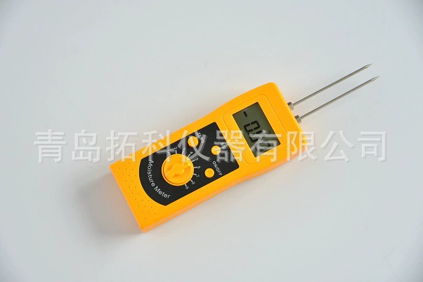 Поставка Техасская ручная двойная игла высокочастотный текстильный влагоизмеритель DM300T хлопчатобумажная пряжа полиэстер тестер влаги