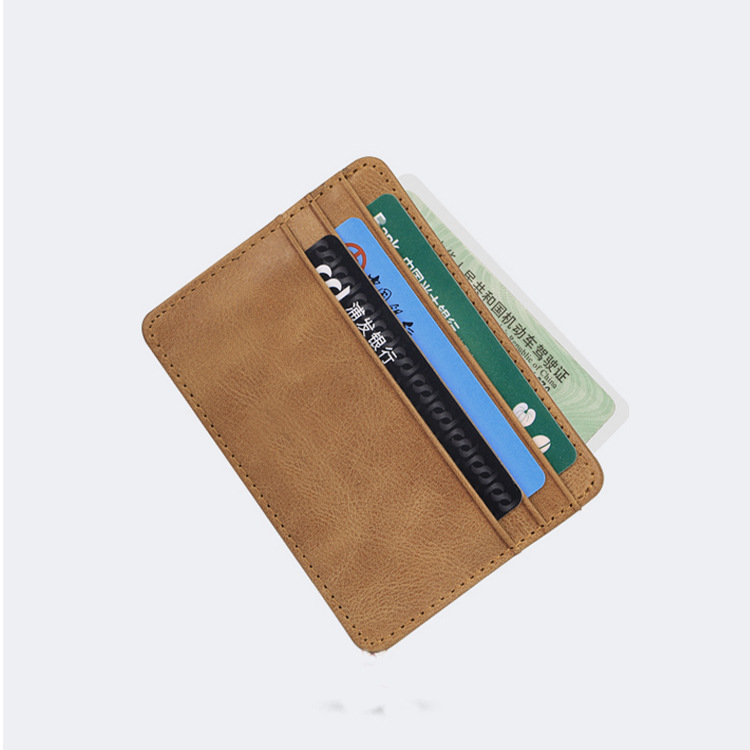 Ultra thin card holder
