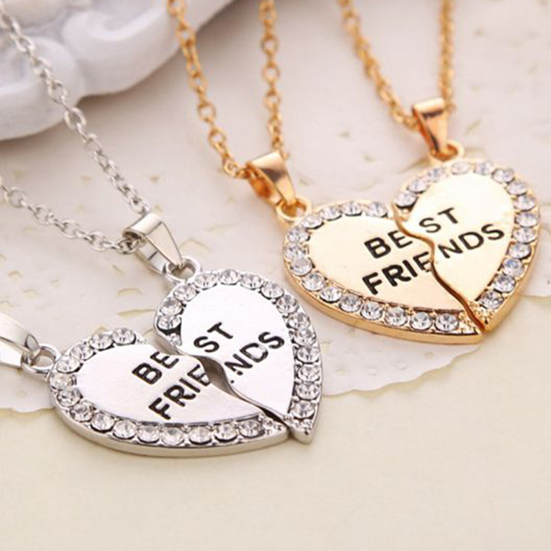 Joyería Popular Letras De Moda Mejores Amigos Buenos Amigos Collares Que Venden Collares Al Por Mayor display picture 12