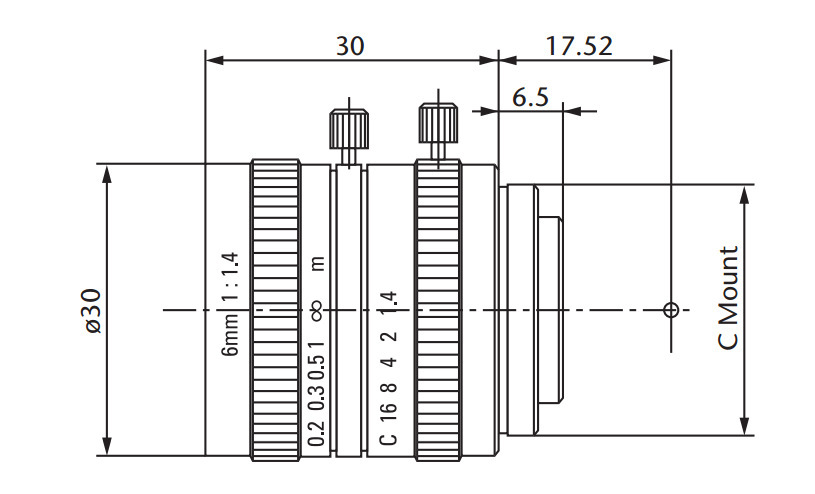 日本原装进口MORITEX茉丽特 CCTV镜头ML系列 ML-0614工业镜头