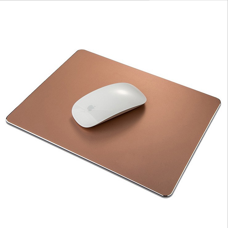 新款铝合金鼠标垫 防滑 表面磨砂金属鼠标垫 厂家鼠标垫定制|ms