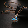 Two-color aromatherapy, small bell, necklace from pearl, 180pcs