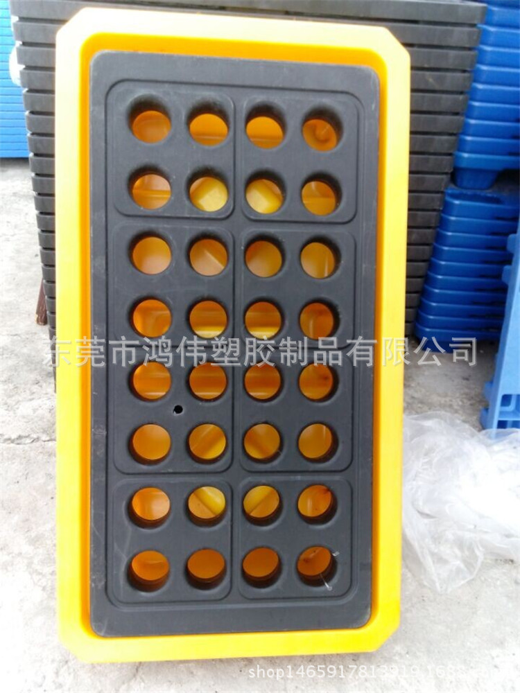 两桶盛漏平台 耐腐蚀化学品二次容器 防潮防水工业专用托盘