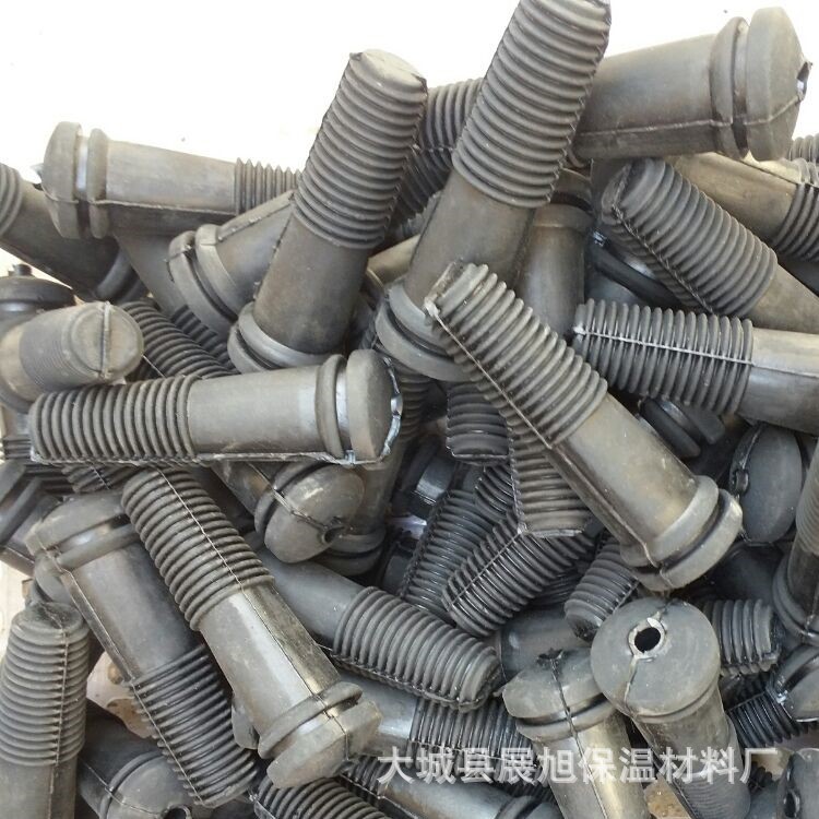 供應家禽屠宰脫毛機耐磨膠棒 定做臥式脫狗毛牛筋橡膠螺紋棒95mm