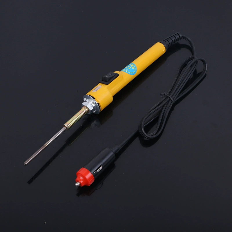 Электрический паяльник Hengmei с быстрым нагревом для горячего тиснения бытовой с пластиковой ручкой Электрический паяльник 12V/24V DC 220v100W Электрический паяльник