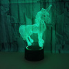 Night light, LED touch table lamp, 3D, remote control
