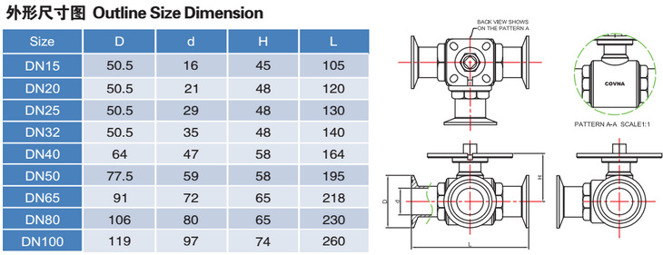 3通不锈钢电动球阀  开关型电动三通球阀
