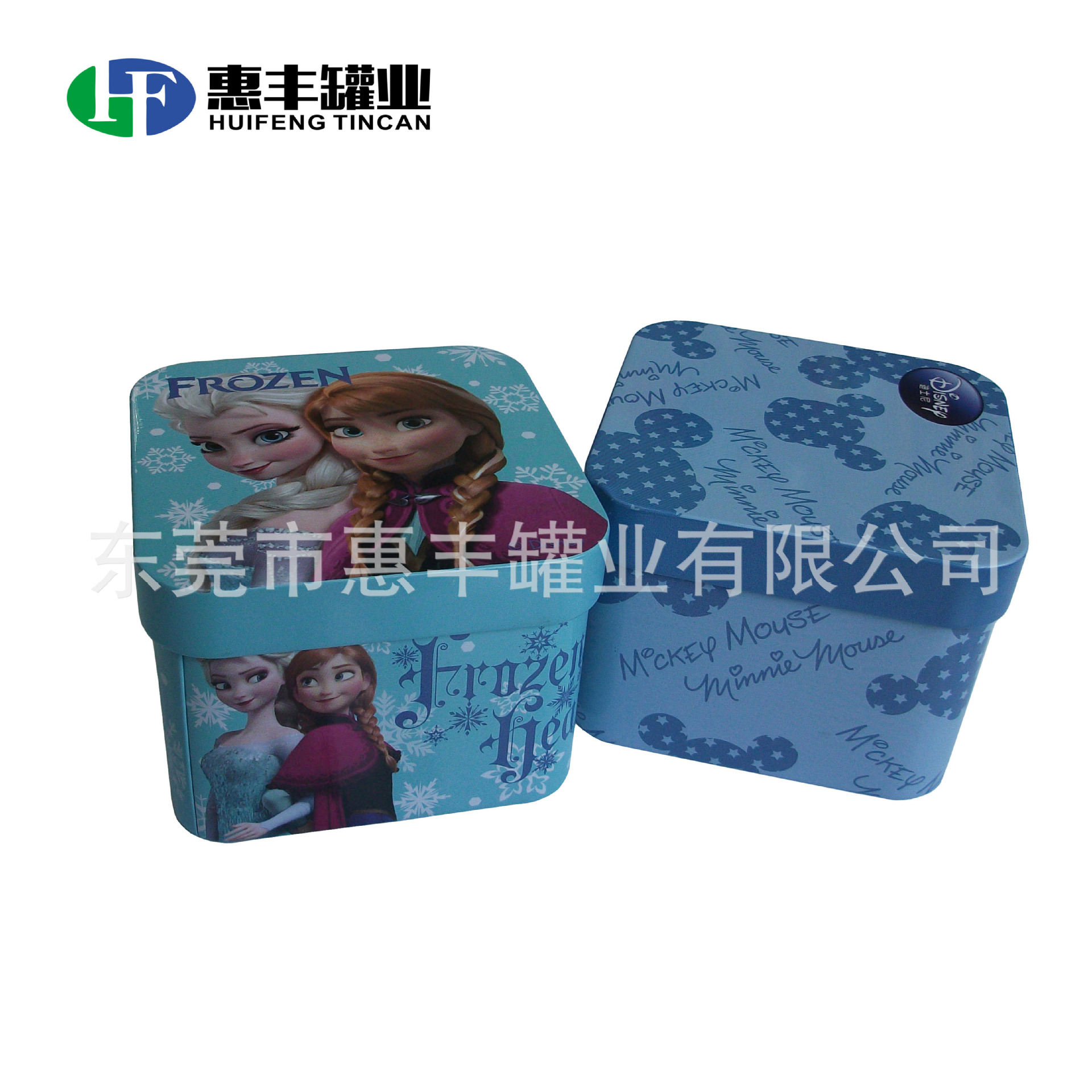 供应正方形手表铁盒 卡通礼品铁盒赠品马口铁罐 收纳铁盒TIN BOX