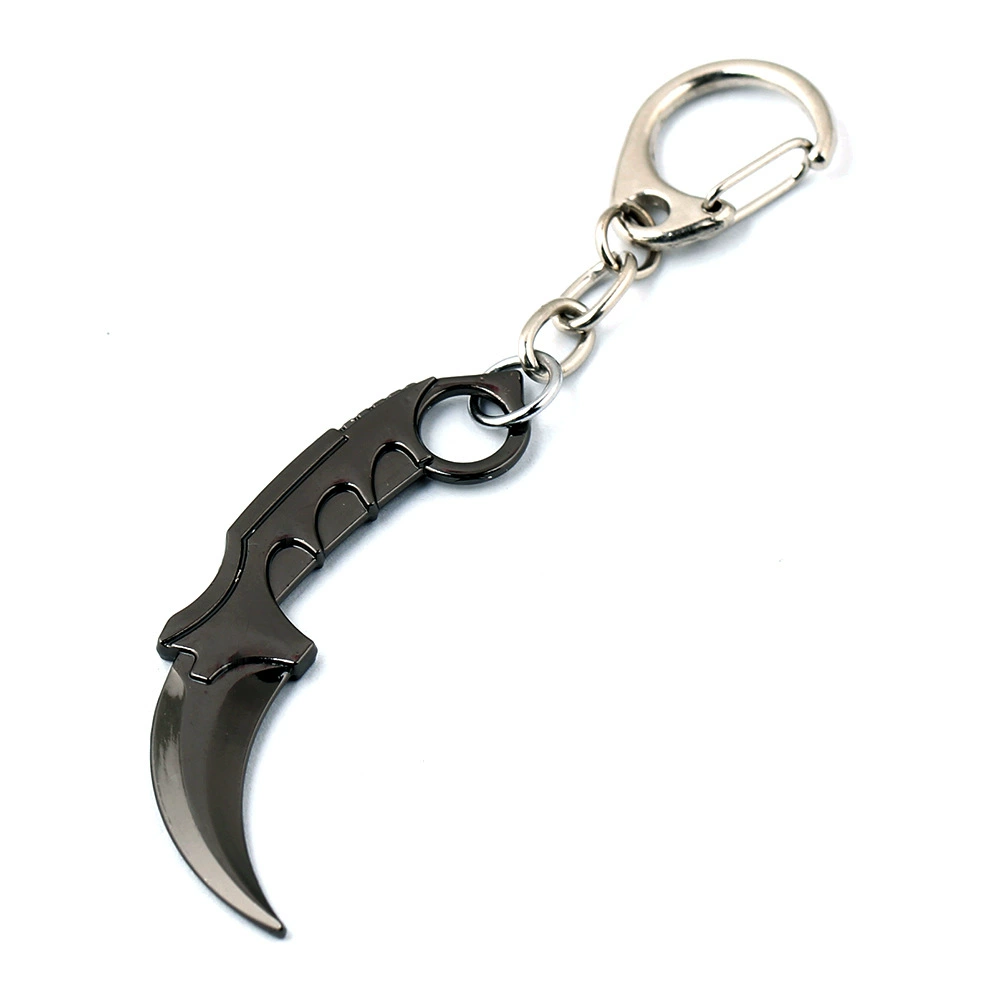 CS Counter Strike Карамбит игра M9 нож cs Claw Knife сплав Модель брелок-ожерелье оптом
