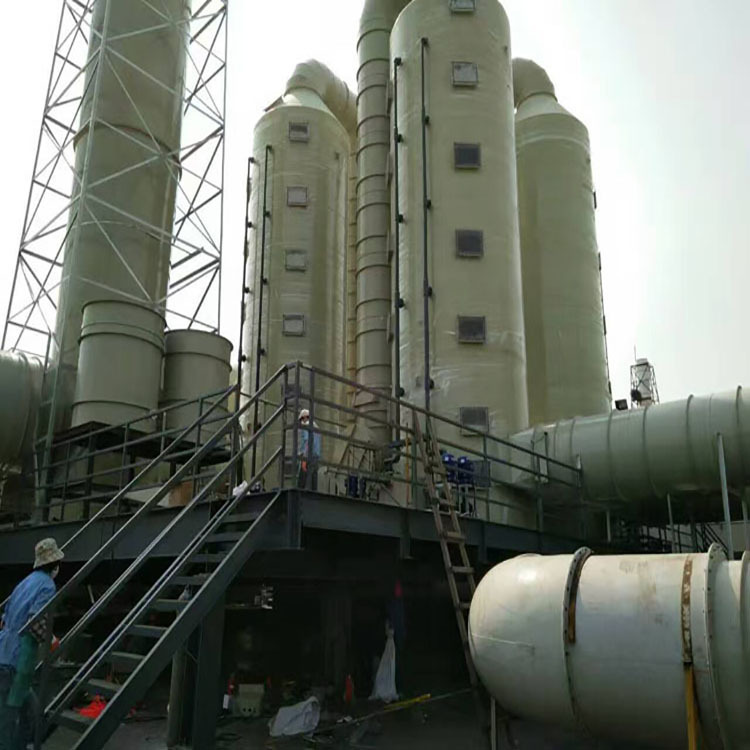 杭州厂家10年经验专业生产喷淋塔 丙酮废气填料水洗塔 氨气废气