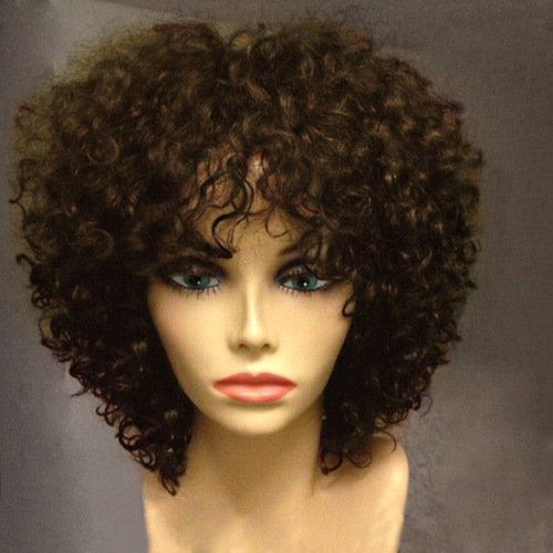 Curly Hair Wigs Parrucche per capelli ricci Special for wig African small curl female wig headwear
