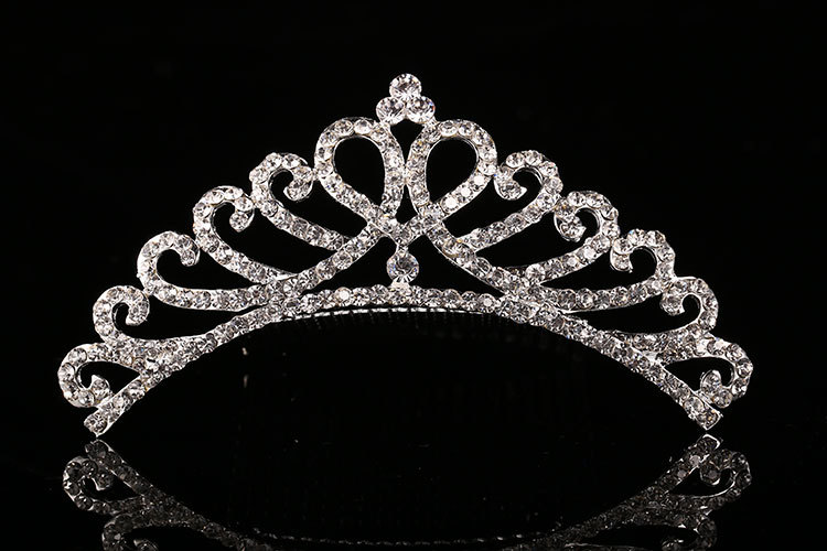 Princess Crown Alloy Rhinestones Crown display picture 4