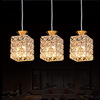 Modern ceiling lamp for living room, fashionable crystal pendant, cristal bar lights, simple and elegant design, wholesale